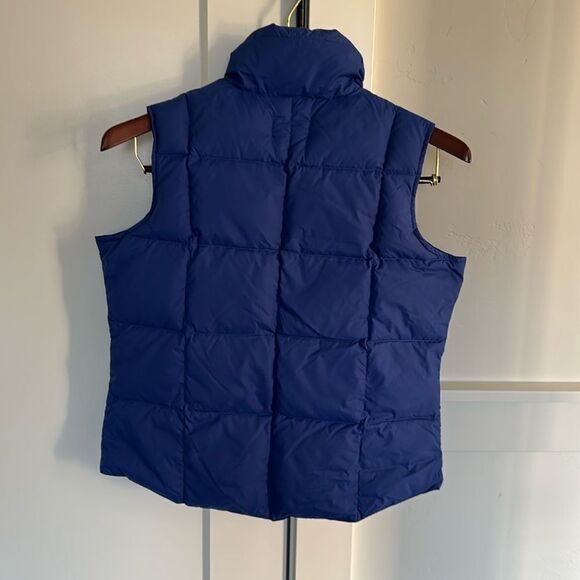 Lands' End Women's Size Small Nylon Blue Puffer Performance Vest Casual Wear EUC - Picture 2 of 10